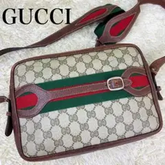 幻の逸品⭐️グッチ シェリーライン GGスプリーム ショルダーバッグ レザー