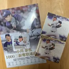 東京ヤクルトスワローズ 小川泰弘選手 グッズ