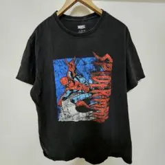 MARVELTシャツ/スパイダーマン/黒ブラック