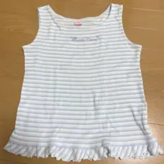 メゾピアノ　ノースリーブ　ボーダー　140