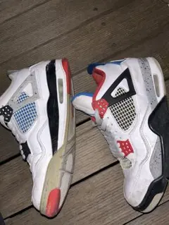 NikeAirJordan4 what the ブラック/レッド/ブルー/グレー