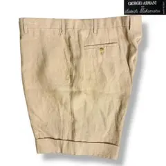 Giorgio Armani ショートパンツ　100%麻　イタリア製 Giorgio Armani ショートパンツ メンズ通販 - FARFETCH