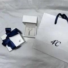 4℃ネックレス(ピンクゴールド)