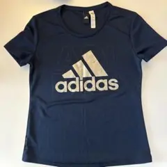 adidas ネイビー トップス L