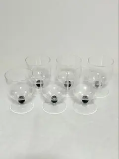 【新品】スリーコインズ　ショートワイングラス　6点セット