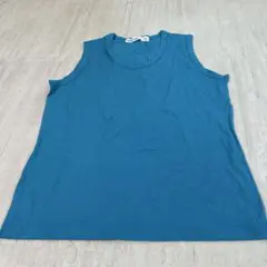 ケイコキシノッシュ　青色コットンタンクトップ