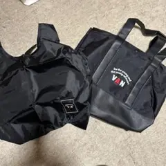 VAN ブラック トートバッグ