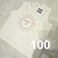 mid mile しまむら むくぞー タンクトップ 100