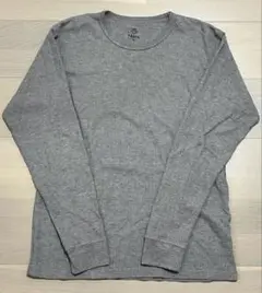 Navy ネイビー　カットソー リブ編み 長袖　グレー　サイズ.XL　【美品】