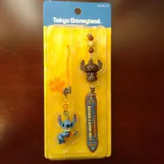 東京ディズニーランド スティッチ アロハエコモマイ チャーム 3点 ストラップ