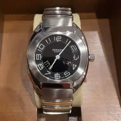 【新品電池】873 エルメス エスパス アナデジ デジアナ レディース 人気 HERMES 【純正BOX】HERMES エルメス エスパス ES1.710 黒文字盤