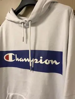 Champion ホワイト パーカー Ｌ