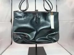 ほぼ未使用品 SAZIO サジオ レザー トートバッグ ブラック レディース