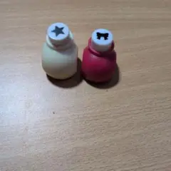クラフトパンチ 星と蝶 2個セット