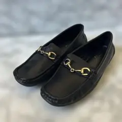 ✨️美品✨️ビットローファー ブラック 22.5cm フラットシューズ レディース