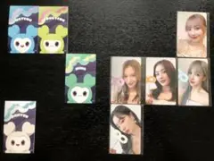 TWICEPOPUPオフラインくじ 開封済みくじとトレカ 計9枚