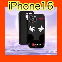 iPhone16ケース　ディズニー　ミッキー　Disney ソフトケース　カード