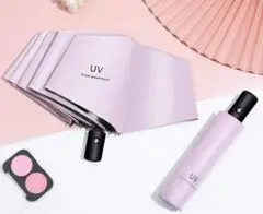 折りたたみ傘 ワンタッチ自動開閉 傘 撥水加工 高強度 UVカット ピンク