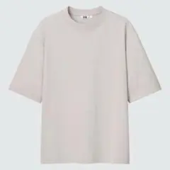 美品 UNIQLO U エアリズムコットンオーバーサイズTシャツ/5分袖