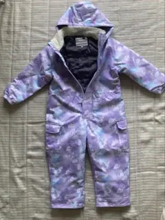 子ども用紫色ユニコーンスキーウェア