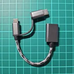 ❣️匿名配送❣️マイクロusbタイプc USB変換アダプタ(2in1)