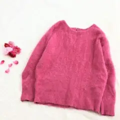 loungedress ラクーン100%ニット