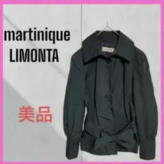 [LIMONTA] [マルティニーク] コラボ　ナイロンジャケット　腰紐付　美品