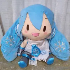 雪ミク2019　どでかジャンボぬいぐるみ　限定特製巾着付き グッズ]【完全受注生産】雪ミク 2019 どでかジャンボふわふわ
