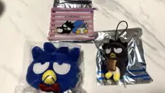 サンリオ　はぴだんぶい　バッドばつ丸　グッズ3点セット　スシロー