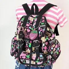 美品✨00s y2k 平成ギャル 平成女児 ウィッシュコア 英字 リュック