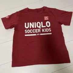 UNIQLO SOCCER KIDS Tシャツ レッド