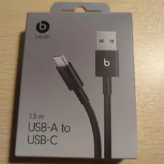 beats USB-A to USB-C 充電ケーブル 1.5m ボトルブラック