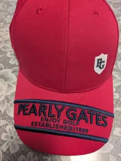 PEARLY GATES 赤 キャップ