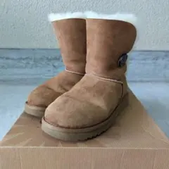 UGG ムートンブーツ ショートブーツ ブラウン 25cm