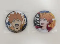 ハイキュー 缶バッジ ビスケット 日向