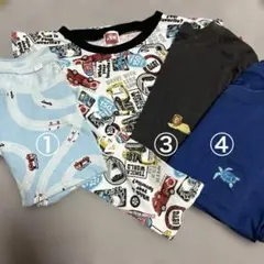 無印良品　西松屋　120サイズ　Tシャツ 4枚セット