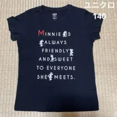 【最終価格】ユニクロ.Disney Minnie Mouse Tシャツ 140