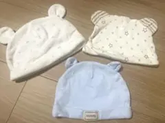ベビー帽子 熊3点セット