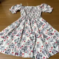 トムとジェリー　オフショルダー半袖ワンピース　タグ付き　XS