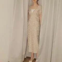 【未使用タグ付き】SOUAIRE ソアール ジャガード ワンピース 左近鈴乃