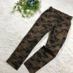 【7days Life Styling】カジュアルパンツ♡迷彩柄♡ウエスト総ゴム