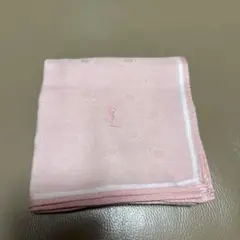 イブサンローラン　ピンク　ハート　ハンカチ新品