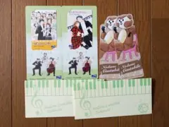 【使用済み】図書カード限定品　のだめカンタービレ2枚セット　台紙・しおり付き