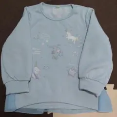ユニコーン刺繍 ライトブルートレーナー 110cm