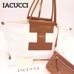 美品【イアクッチ】トートバッグ サンドベージュ ソルベット Mサイズ
