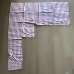 はぎれ　ピンク　チェック柄
