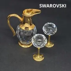 スワロフスキー SWAROVSKI ヴィンテージ ミニチュア ワインセット