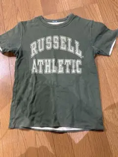 RUSSELL オリーブグリーン Tシャツ　サイズS