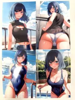 黒川あかね ブロマイド 4枚セット