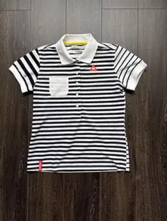 le coq sportif ルコック ストライプ ポロシャツ M